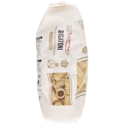 TESORI DELL'ARCA Pasta di Semola di Grano Duro Rigatoni 500 g – immagine 10
