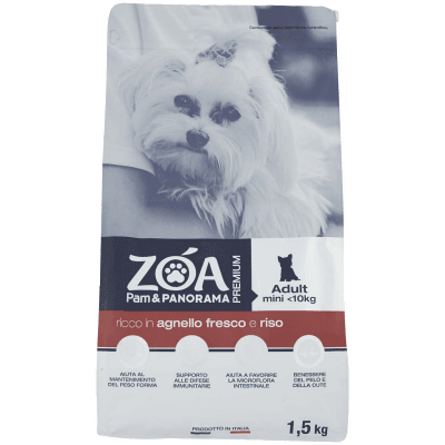 ZOA PREMIUM Adult mini <10kg ricco in agnello fresco e riso 1,5 kg – immagine 9