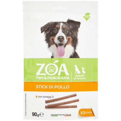 Giuntini Crancy DogSticks Snack quotidiano Pollo Omega3 x10 90 g – immagine 9