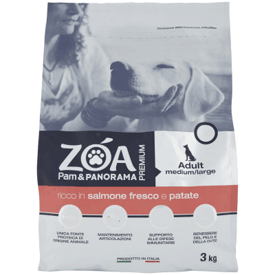 ZOA PREMIUM Adult medium/large esigente ricco in salmone fresco e patate 3 kg – immagine 9