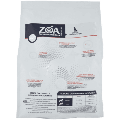 ZOA PREMIUM Adult medium/large esigente ricco in salmone fresco e patate 3 kg – immagine 11