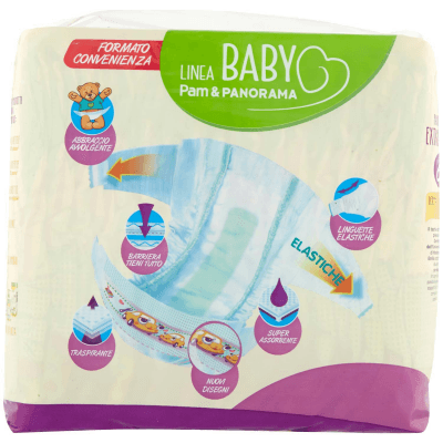 PAM PANORAMA Linea Baby Pannolini Extralarg Taglia 6 15-30 kg 14+14 pz – immagine 11