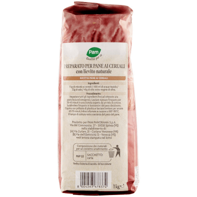 PAM PANORAMA Miscela per Pane ai Cereali 1 kg – immagine 10