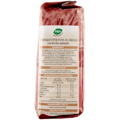 PAM PANORAMA Miscela per Pane ai Cereali 1 kg – immagine 12