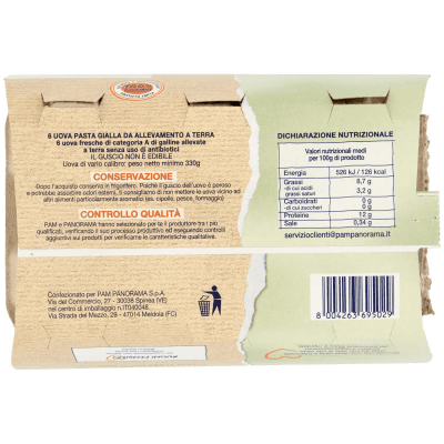 SEMPLICI E BUONI Senza Uso di Antibiotici 6 Uova Pasta Gialla Fresche – immagine 11