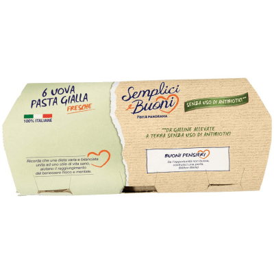 SEMPLICI E BUONI Senza Uso di Antibiotici 6 Uova Pasta Gialla Fresche – immagine 13