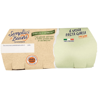 SEMPLICI E BUONI Senza Uso di Antibiotici 6 Uova Pasta Gialla Fresche – immagine 14