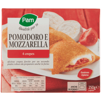 PAM Qualità per te Pomodoro e Mozzarella 4 crepes surgelate 4 x 62,5 g – immagine 9