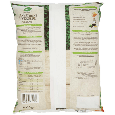 PAM PANORAMA Minestrone surgelato 1 kg – immagine 11