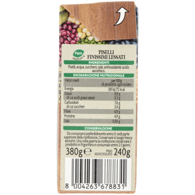 PAM Qualità per te Piselli Finissimi 380 g – immagine 12