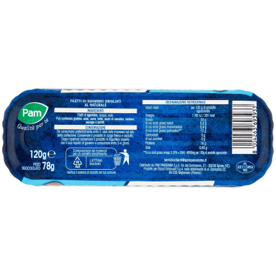 PAM Qualità per te Filetti di Sgombro naturale 120 g – immagine 11