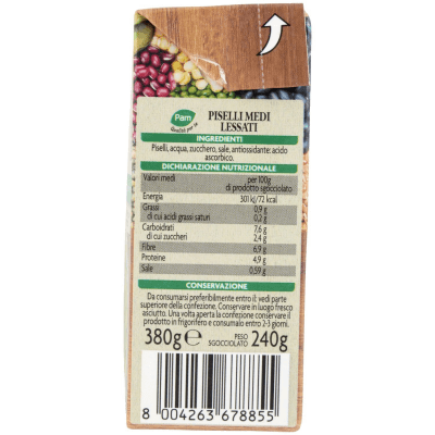 PAM Qualità per te Piselli Medi 380 g – immagine 12