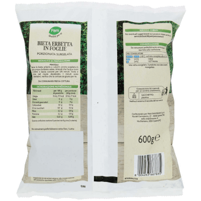 PAM Qualità per te Bieta Erbetta a cubetti Surgelata 600 g – immagine 11