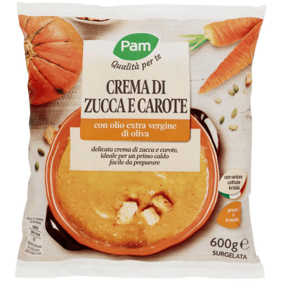 PAM Qualità per te Crema di Zucca e Carote con olio extra vergine di oliva Surgelata 600 g – immagine 9