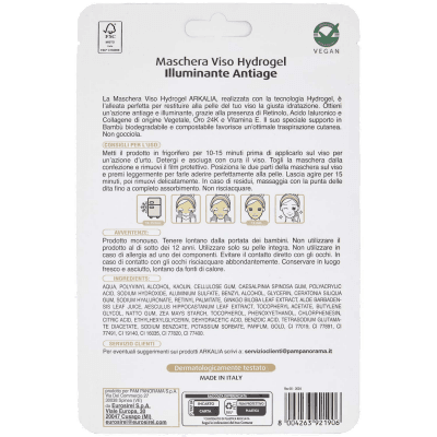 ARKALIA Maschera Viso Hydrogel Illuminante Antiage 1 pz – immagine 11
