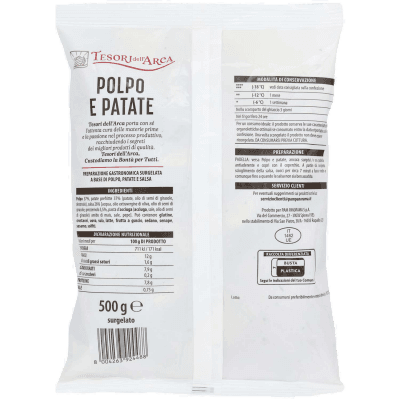 TESORI DELL'ARCA Polpo e Patate surgelato 500 g – immagine 11