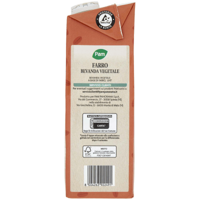 PAM Farro Bevanda Vegetale 1 L – immagine 12