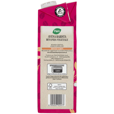 PAM Avena Barista Bevanda Vegetale 1 L – immagine 12