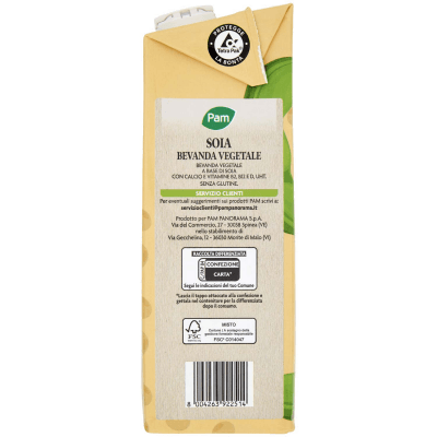 PAM Soia Bevanda Vegetale 1 L – immagine 12
