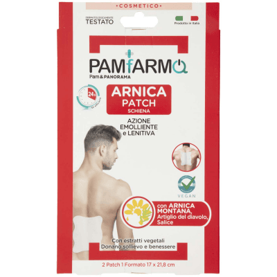 PAMFARMA Arnica Patch Schiena Azione Emolliente e Lenitiva 17 x 21,8 cm 2 pz – immagine 9
