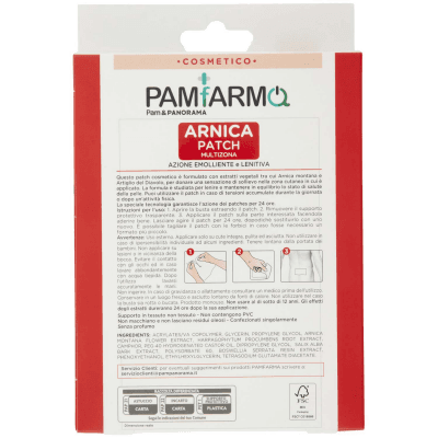 PAMFARMA Arnica Patch Multizona Azione Emolliente e Lenitiva 9 x 14 cm 5 pz – immagine 11