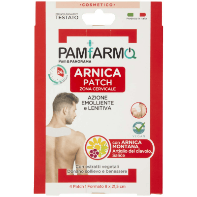 Arnica Patch Zona Cervicale Azione Emolliente e Lenitiva 8 x 21,5 cm 4 pz – immagine 9