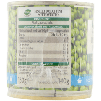 PAM PANORAMA Piselli Fini 150g x 3 – immagine 10