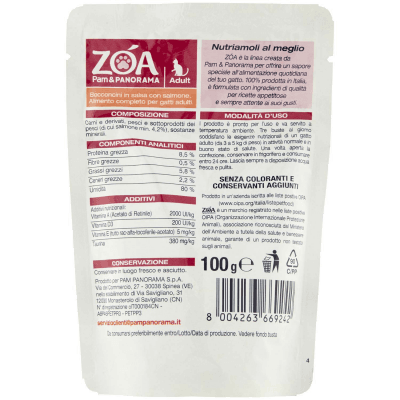 ZOA Adult Bocconcini in Salsa con Salmone 100 g – immagine 11