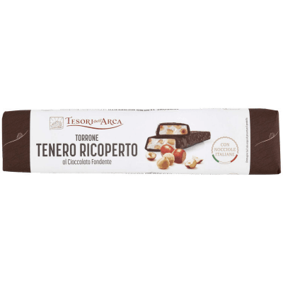 TESORI DELL'ARCA Torrone Tenero Ricoperto al Cioccolato Fondente 200 g – immagine 9