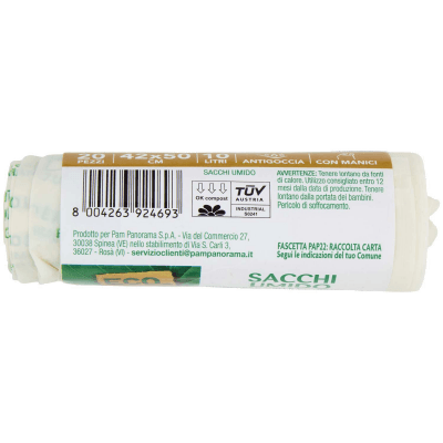 Sacco immondizia per umido 10lt 42x50 20 pezzi – immagine 14