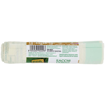 ECO Sacchi Umido Biodegradabili e Compostabili* 43 x 45 cm 10 Litri 10 pz – immagine 13