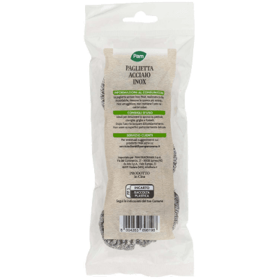 PAM Paglietta Acciaio Inox 3 pz – immagine 11