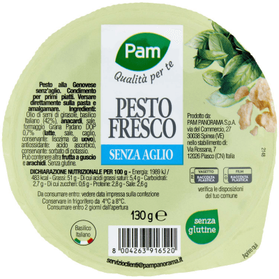 PAM Qualità per te Pesto Fresco Senza Aglio 130 g – immagine 9