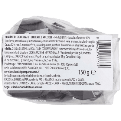 TESORI DELL'ARCA Tartufi Extrafondenti alle Nocciole 150 g – immagine 14