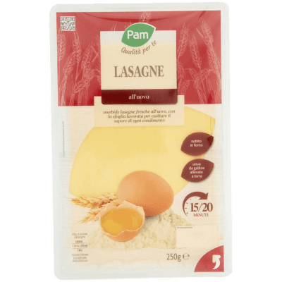 PAM Qualità per te Lasagne all'Uovo 250 g – immagine 9