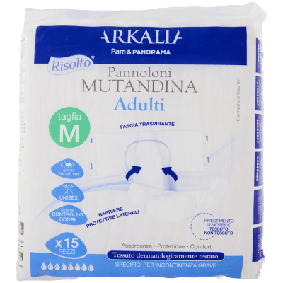 ARKALIA Pannoloni Mutandina Adulti taglia M 15 pz – immagine 9