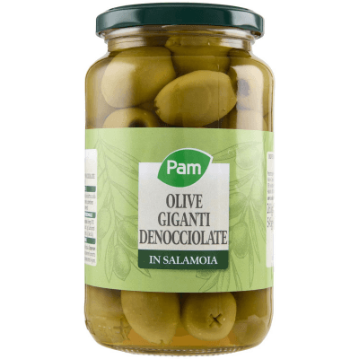 PAM Olive Giganti Denocciolate in Salamoia 545 g – immagine 9