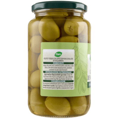 PAM Olive Giganti Denocciolate in Salamoia 545 g – immagine 10