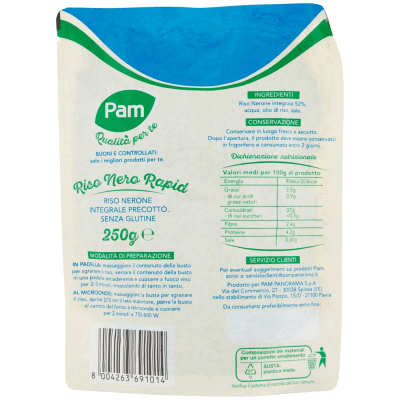 PAM Qualità per te Riso Nero Rapid Integrale 250 g – immagine 11