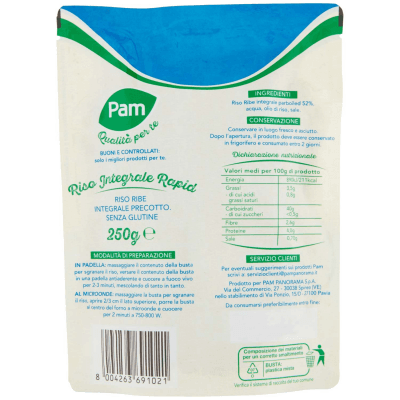 PAM Qualità per te Riso Integrale Rapid Ribe 250 g – immagine 11