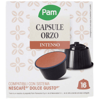 PAM Caffè Capsule Orzo Intenso Compatibili Nescafè* Dolce Gusto* 48g (16x3g) – immagine 9