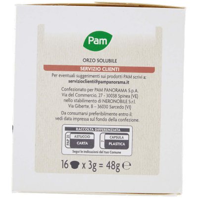 PAM Caffè Capsule Orzo Intenso Compatibili Nescafè* Dolce Gusto* 48g (16x3g) – immagine 10