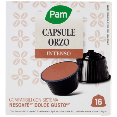 PAM Caffè Capsule Orzo Intenso Compatibili Nescafè* Dolce Gusto* 48g (16x3g) – immagine 11