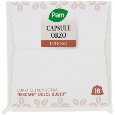 PAM Caffè Capsule Orzo Intenso Compatibili Nescafè* Dolce Gusto* 48g (16x3g) – immagine 13