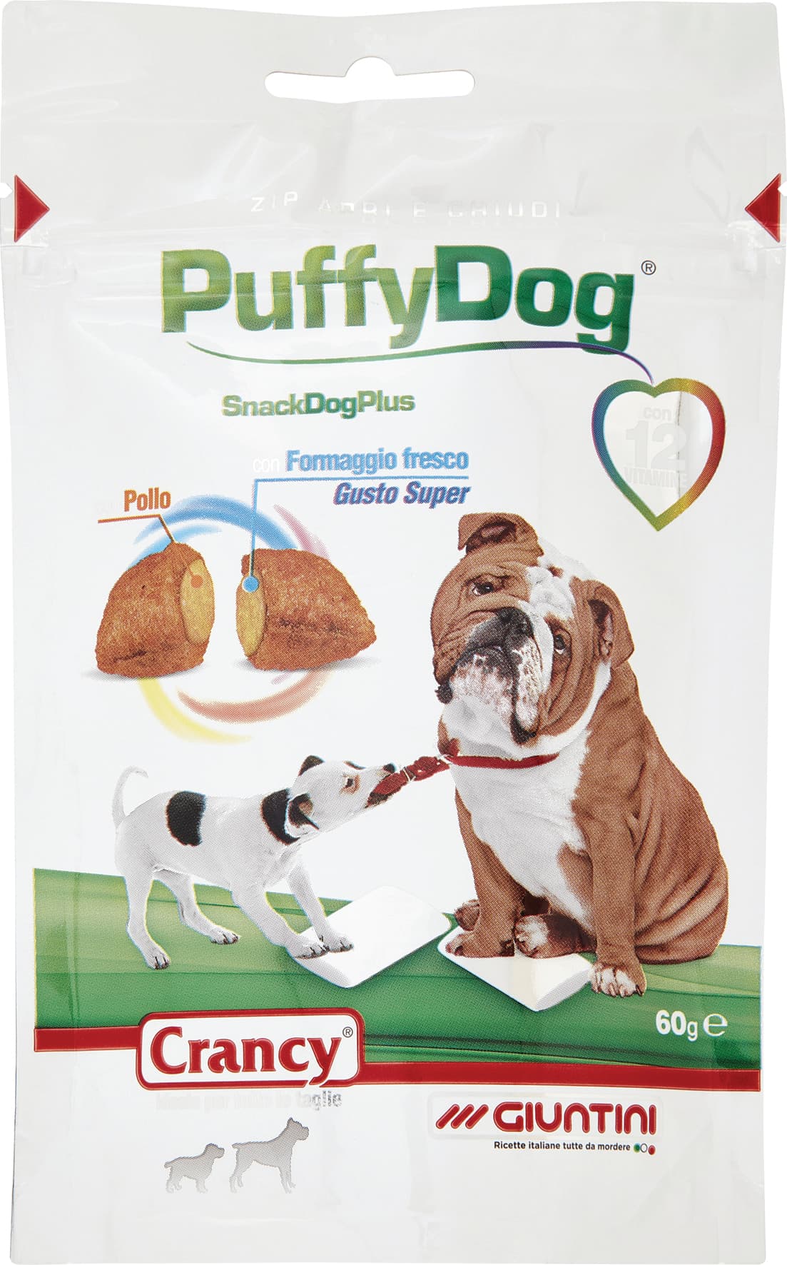 Snack dog plus con formaggio fresco – immagine 1