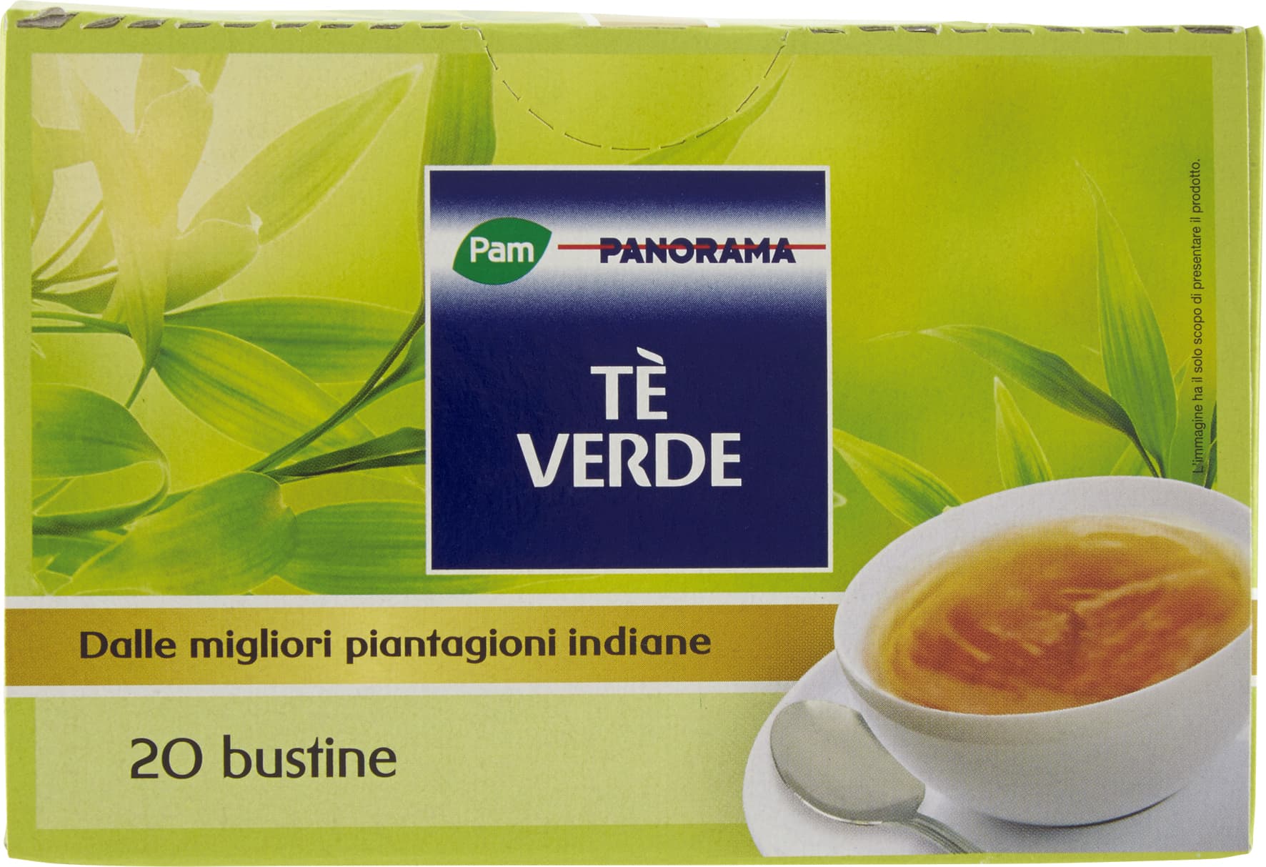 PAM PANORAMA Tè Verde 34g (1,7g x 20) – immagine 1