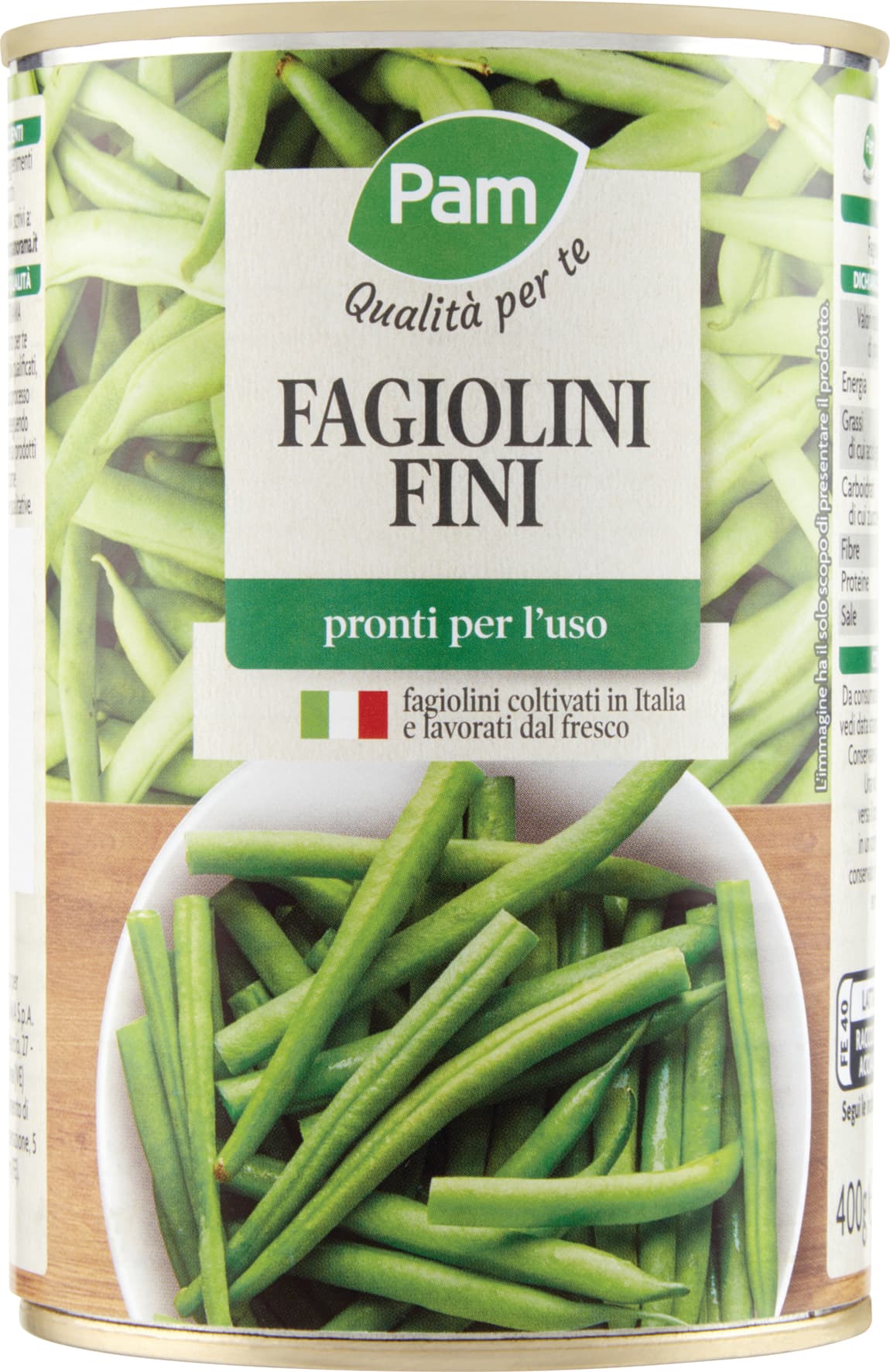 PAM PANORAMA Fagiolini Fini 400 g – immagine 1