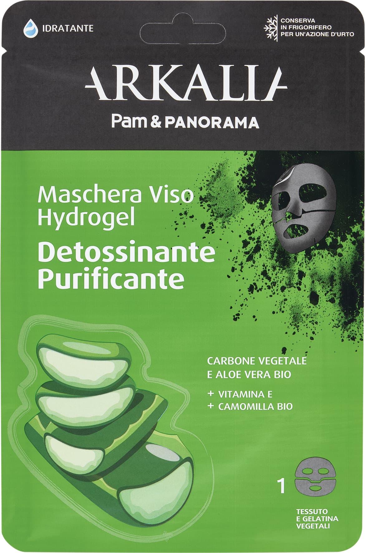 ARKALIA Maschera Viso Hydrogel Detossinante Purificante 1 pz – immagine 1