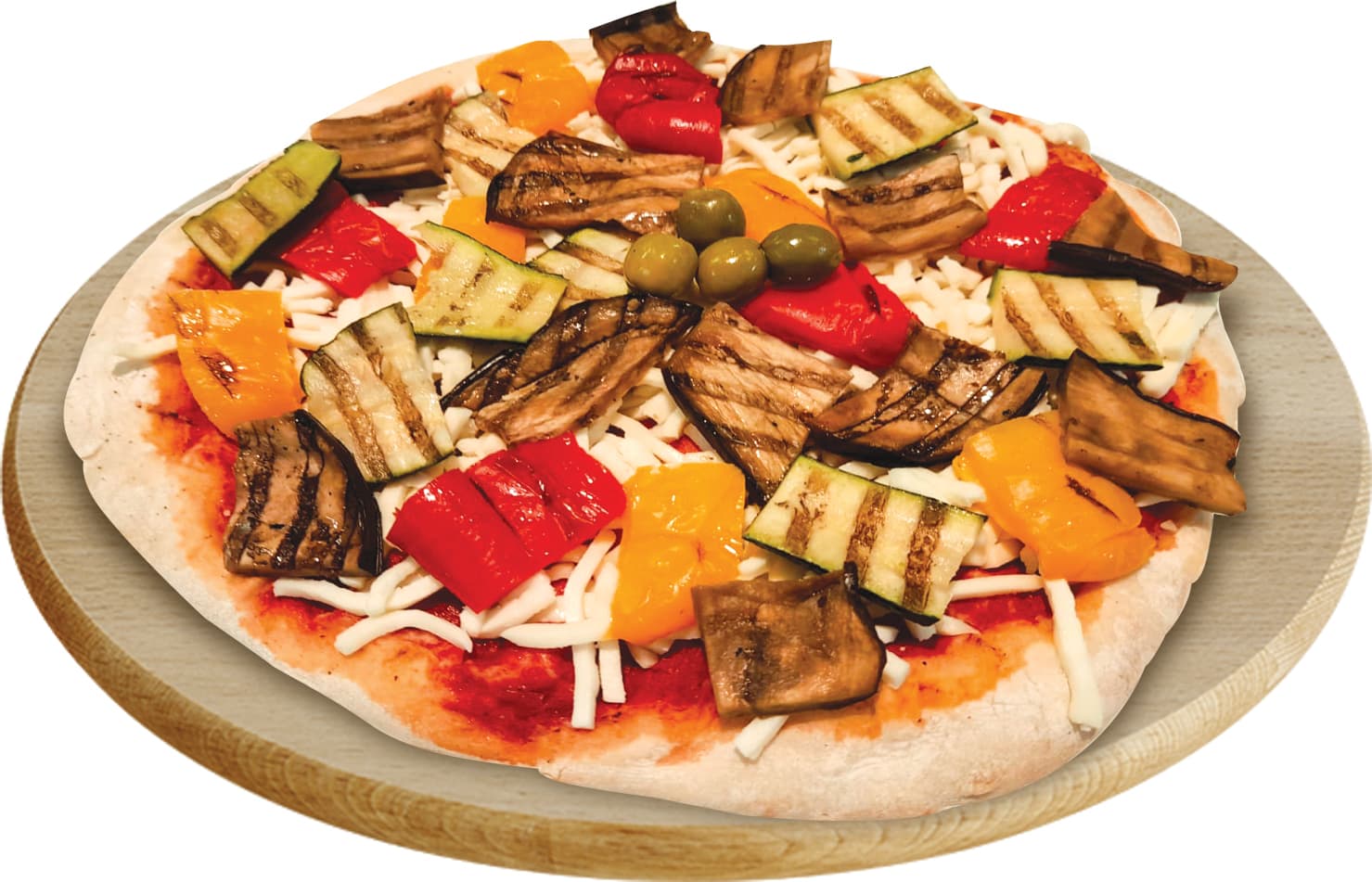 Pizza con verdure grigliate – immagine 1