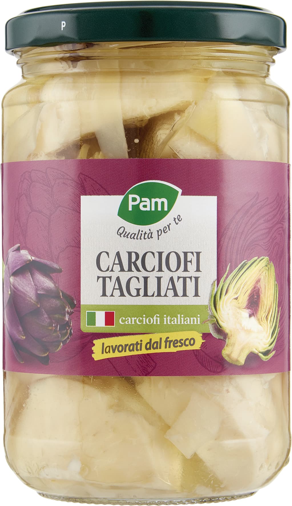 PAM PANORAMA Carciofini Tagliati all'Olio di Semi di Girasole 280 g – immagine 1